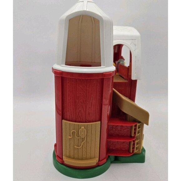 Fisher Price Little People Animal Sounds Farm Barn Silo Playset Animals Works EU - Picture 2 of 15